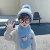 Chapéu de Lã Tricotado Urso de Inverno, Chapéu Quente e Fofo com Proteção para Orelhas à Prova de Frio, Chapéu de Tricô Acolchoado Estilo Coreano para Homens, Mulheres e Crianças