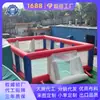 Pista de Obstáculos Inflável com Tema de Futebol da Copa do Mundo, Pista de Obstáculos Longa de Rede, Equipamento Recreativo ao Ar Livre Atacado