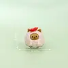 Paisaje en miniatura, creativo y lindo, con un zongzi (tamal de arroz glutinoso) y un cerdito, perfecto como decoración DIY, accesorio para regalo u adorno de escritorio para el Festival del Bote del Dragón