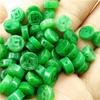 Anel Pequeno de Jade Fivela de Dinheiro Contas Soltas Artesanais DIY Acessórios de Fivela de Jade Círculo de Anel de Jade Furo Grande Contas de Ábaco Joias