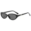 Nuevas Gafas de Sol de Moda Estilo Coreano para Mujer Protección UV Ojo de Gato Marco Pequeño Gafas de Sol con Sensación de Alta Gama Gafas de Sol Protección Solar