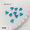K9 Forma de Coração Vidro Coração de Pêssego Fundo Pontiagudo Nail Art Strass Strass de Cristal Capa de Celular Strass Transfronteiriço