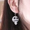 Aretes Decorativos de Halloween para Adultos y Niños, Accesorios Divertidos para Fotos, Calabaza, Murciélago, Fantasma, Aretes