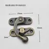 Cerraduras para Maletas en Stock de Fábrica, Broches para Cajas de Empaque, Cerraduras de Gancho, Broches para Cajas de Vino, Broches para Cajas de Regalo Galvanizados, Cerraduras en Forma de Cuerno