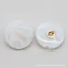 Suéter de tricô, vestido, cardigã decorativo colorido redondo texturizado acessório de vestuário botões feitos de plástico com suporte de metal