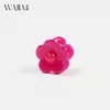 Pinza para el Cabello de Flor de Acetato Wjia Nueva en Colores Macarrón, Tamaño Pequeño para Mujeres, Accesorio para el Cabello para Flequillo de Medio Recogido