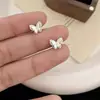 Brincos de Argola de Prata S925 com Zircônia e Pérola, Suaves e Versáteis, para Mulheres, Brincos de Luxo Leve de Alta Qualidade, Acessórios de Orelha de Temperamento Únicos e Bonitos