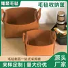 Cesta de Almacenamiento de Fieltro para Ropa Sucia, Artículos Varios, Snacks y Juguetes para Niños, Cesta de Almacenamiento Plegable, Esencial para el Hogar