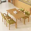 Mesas y Sillas de Comedor Amigables con la Edad, Mesas de Madera Maciza, Residencias de Ancianos, Centros de Cuidado para Personas Mayores, Sillas de Comedor para Personas Mayores, Muebles para Restaurantes de Atención Médica y Bienestar