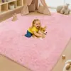 Alfombra Tie-Dye de Seda y Lana para Sala de Estar de Casa Sofá Mesa de Café Cobertura Completa Amigable con la Piel Alfombra de Aislamiento Frío Resistente a Manchas Alfombra de Fácil Cuidado