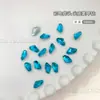 Punta de Hacha Forma Especial Diamantes para Uñas Adornos Mono Pequeño Diamantes de Colores Dulces Blanco Rosa Super Brillantes Adornos de Diamantes de Cristal para Uñas
