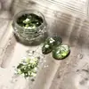 Lentejuelas Arte para Uñas Joyería Popular en Internet Gradiente de Sirena Japonesa Brillo Corea del Sur Lentejuelas Grandes Accesorios de Decoración para Uñas