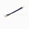 Conector sem Solda para Fita de LED COB 12v24v Conector Rápido para Fita de LED COB Fivela de Canto de Cristal em L