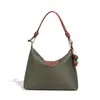 Bolsa Tote Hobo de Luxo, Estilo Preguiçoso, Bolsa de Ombro Impermeável de Nylon, Design de Nicho, Bolsa de Ombro Único Transversal para Mulheres