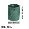 Bolsa de Almacenamiento de Recolección de Basura de Hojas, Maleza y Ramas Secas, Gruesa, de Gran Capacidad, Reforzada, para Jardinería y Exteriores, Transfronteriza, Personalizada