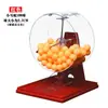 Máquina de loteria manual dourada com grande capacidade de 400 bolinhas, bolinhas pequenas de 2,7 cm, máquina de sorteio, modelo novo