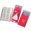 Sacos de Embalagem Externa para Envelopes Vermelhos do Ano Novo Chinês, Sacos Transparentes Autoadesivos, Sacos Opp, Sacos de Embalagem para Dinheiro da Sorte do Ano Novo, Logo Personalizado Impresso