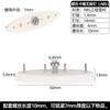 Colgador de Tornillo Clavo sin Marca Colgador de Pared Barra de Extensión Gancho de Pared Extendido Invisible con Tuerca Tapa de Tornillo Reloj Pintura Decorativa Sin Perforación