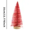 Suministros de Decoración Navideña Mini Árbol de Navidad Arreglo de Ambiente Festivo para el Hogar Árbol de Pinos de Colores Árbol de Pino Pequeño Artificial