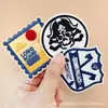Apricot patch tecido adesivos autoadesivos sem costura roupas calças jeans buracos alta qualidade reparo bordado decorativo patch