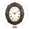 Relógio espanhol Sala de estar Luz Relógio de parede de luxo Pendurado em casa 13,3 polegadas Espelho oval Vintage Relógio de parede criativo