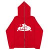 Sudadera oscura europea y americana 2024 Sudadera con capucha gótica para pareja Harajuku Talla grande Sudadera con cremallera