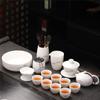 Conjunto de Chá Conjunto para Uso Doméstico 2025 Novo Luxo Acessível High-End Bule de Cerâmica Tigela com Tampa Flutuante Jade Gordo Xícara de Chá Kung Fu