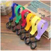 Gancho para Cochecito de Bebé, Gancho de Velcro de Colores, Gancho para el Hogar, Cochecito Multipropósito con Gancho de Combinación de Doble Anillo