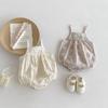 Ropa de Verano para Bebés Niñas Recién Nacidas, Mameluco de Encaje, Mono de Una Pieza de Algodón Puro para Gatear, Ropa Exterior para Cubrir, Exclusivamente para Ventas Transfronterizas