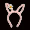 Diadema para el cabello 13 cm soporte de orejas de conejo no luminosa puesto de lugar escénico puesto callejero mercado nocturno superventas hombres y mujeres, viejos y jóvenes orejas de oso