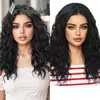 Cabello Afro Rizado Transfronterizo con Flequillo para Mujer, Mechas Naranjas, Rizos Pequeños de Color Mixto Hechos a Máquina, Venta Caliente Europea y Americana, Fábrica de Xuchang
