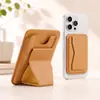 Estuche de tarjeta con soporte magnético giratorio para teléfono adecuado para Apple iPhone 17, soporte de tarjeta plegable MagSafe magnético fuerte