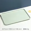 Bandeja Rectangular Estilo Ins para Vasos de Agua, Tazas de Té, Platos de Fruta, Gran Capacidad para Comedor, Cantina, Hotel, Mesa de Vestíbulo, Pasteles