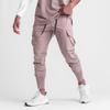 Pantalones Deportivos Casuales para Hombre Transfronterizos Fitness Elásticos Tejidos de Nailon Ajustados para Correr Entrenamiento Pantalones Cónicos para Hombre