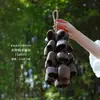 Sonajero de Cáscara de Fruta Campana Colgante Adorno Colgante para Coche Accesorios para Bolsas Regalo de Cumpleaños para Mejor Amigo Instrumento Musical Colgante Hecho a Mano