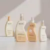Botella rociadora transfronteriza de alta gama de 150 ml para cosméticos, botella recargable de niebla fina, botella de loción de forma única de 100/250 ml