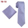Set de Corbatas Hechas de Fábrica Flor de Ciruelo Paisley Elegante Corbata de Hombre Pantalones con Bolsillo de Solapa Set de Bufanda
