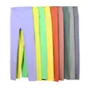[En Stock] Pantalones Ld de Nueve Puntos Sin Líneas Embarazosas Levantamiento de Glúteos Color Durazno Pantalones de Yoga Cintura Alta Control de Abdomen Sensación de Segunda Piel Leggings para Mujer