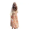 Conjunto de Dos Piezas Bohemian Style Adelgazante Casual de Moda Verano 2026: Vestido Camisola y Cárdigan Calado