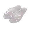 Pantuflas de la vieja escuela, clásicas nostálgicas, pantuflas de cristal, pantuflas de caucho vulcanizado de la vieja escuela, para hombre y mujer, de plástico, para baño, transparentes, nostálgicas