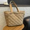 Bolso de Diamante Bolso Tote Portátil Gran Capacidad para Mujer Versátil Bolso de Axila para Viajes Cotidianos Bolso de Hombro Comercio Exterior Transfronterizo