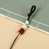 Cordón para teléfono móvil tejido a mano, llavero colgante semiacabado, nudo plano de jade, hebilla viva, accesorios DIY, cadena, cuerda, venta al por mayor