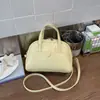 Bolsa Boston Feminina 2025 Nova Primavera e Verão Tendência Moda Simples Bolsa de Ombro Crossbody Bolsa Almofada