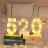 Luzes de Letras, Placas de Luz Digitais LED para Pedido de Casamento, Luzes Decorativas Românticas para Cena de Pedido de Casamento