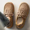 Tênis Casuais Masculinos Novos Moda Vintage de Corte Largo com Zíper Lateral, Solado Grosso, Antiderrapante, Adequados para Ir ao Trabalho e Dirigir