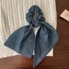 Laço de Cabelo de Fita Estampada Retro Exquisito de Alta Qualidade Coreano 2025 Acessório de Cabelo Fashion para Rabo de Cavalo para Mulheres
