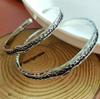 Pulsera retro de plata tailandesa antigua "abismo" para niños, de alto sentido para hombres, nicho para hombres, pulsera para amantes de hombres, venta al por mayor