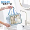 Neceser con separación de seco y húmedo, bolsa de maquillaje portátil para viajes y viajes de negocios, bolsa de almacenamiento impermeable de gran capacidad para natación y fitness