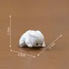Figuras Lindas de Animales Pequeños Accesorios Decorativos DIY para Casa de Muñecas Coche Oficina Escritorio Adornos Pequeños