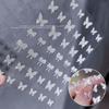 Novos adesivos de unha de celebridades online Diamond Love Super Flash borboleta floco de neve estrela pequeno padrão adesivos decorativos de unha atacado